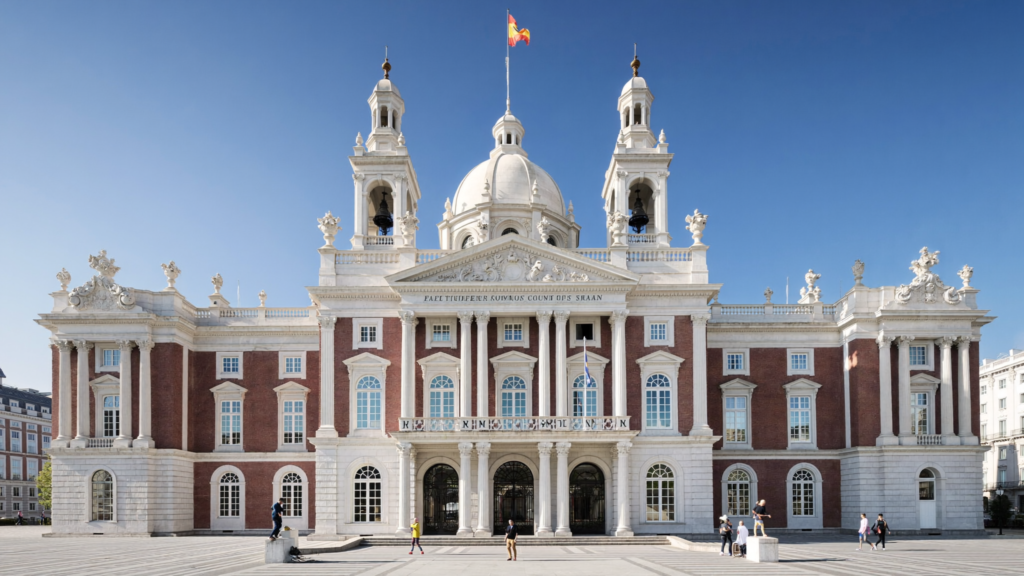 The Tribunal Supremo (Supreme Court of Spain) building in Madrid